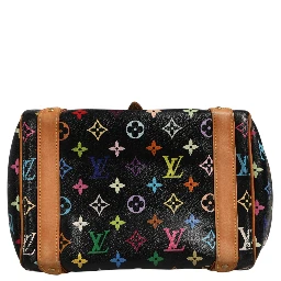 Black Monogram Multicolor Canvas Priscilla Handbag