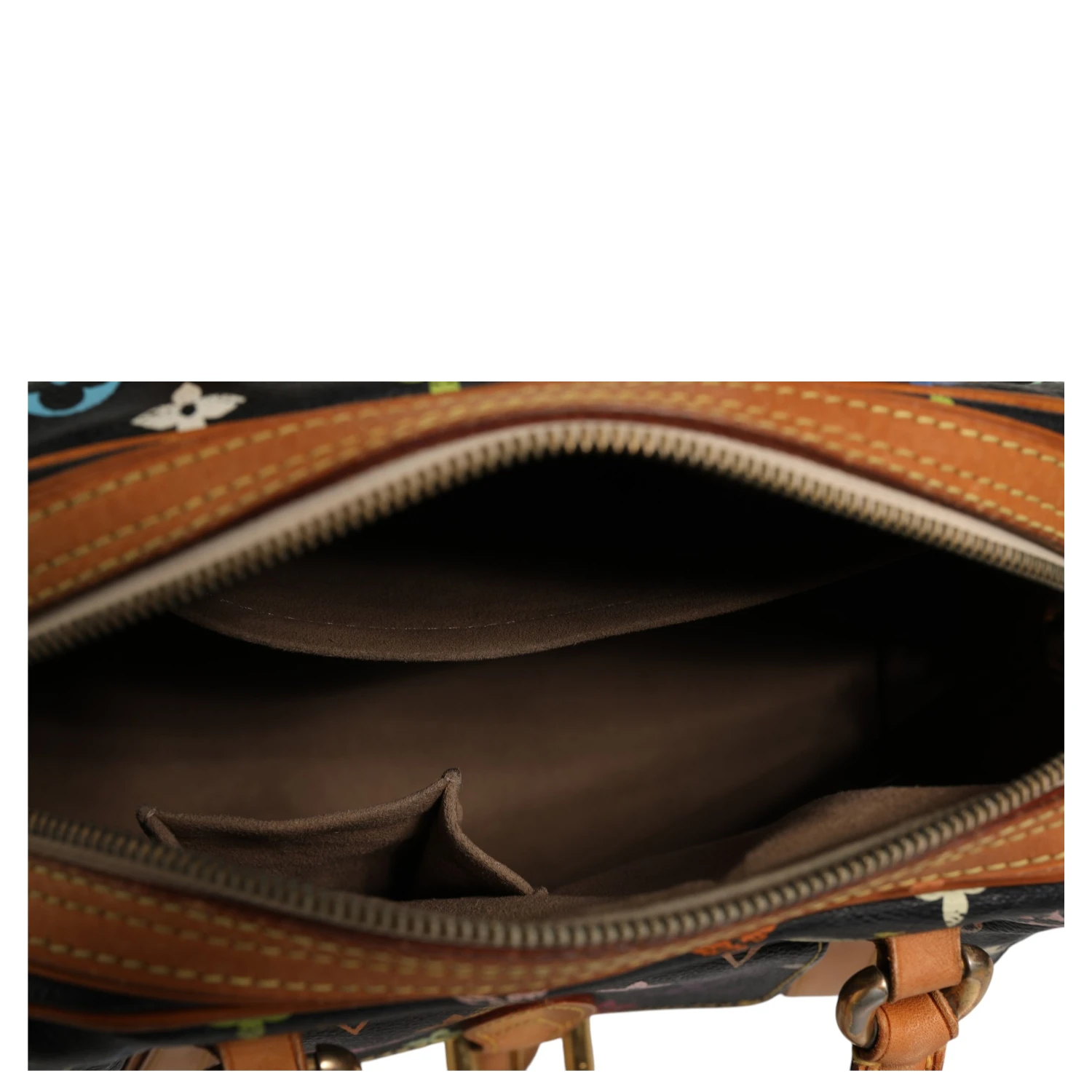 Black Monogram Multicolor Canvas Priscilla Handbag