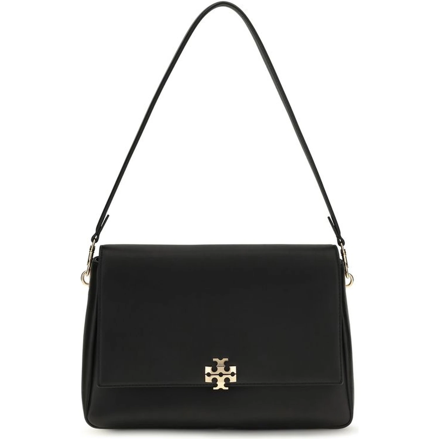 Black Calf Leather Bos Taurus Shoulder Bag