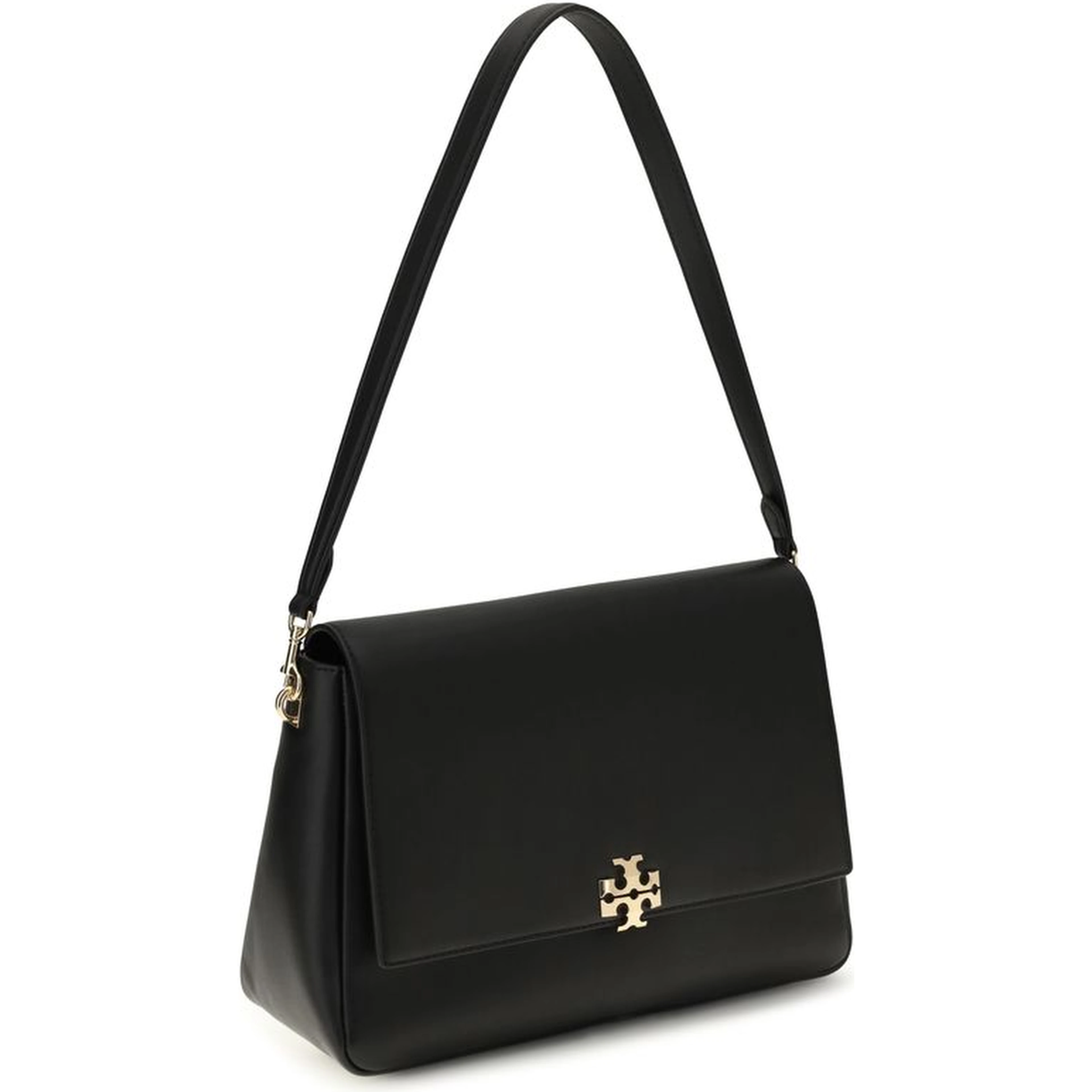 Black Calf Leather Bos Taurus Shoulder Bag