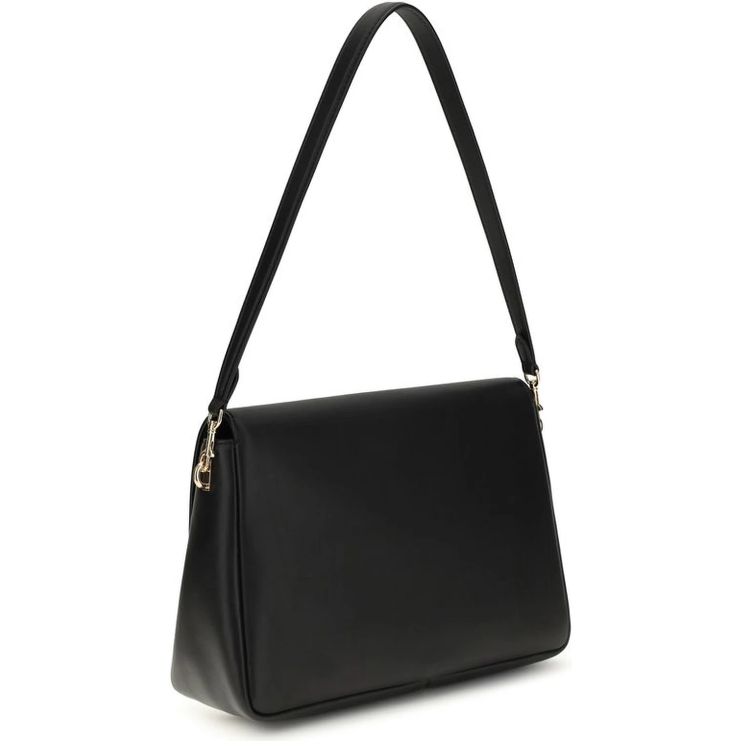 Black Calf Leather Bos Taurus Shoulder Bag