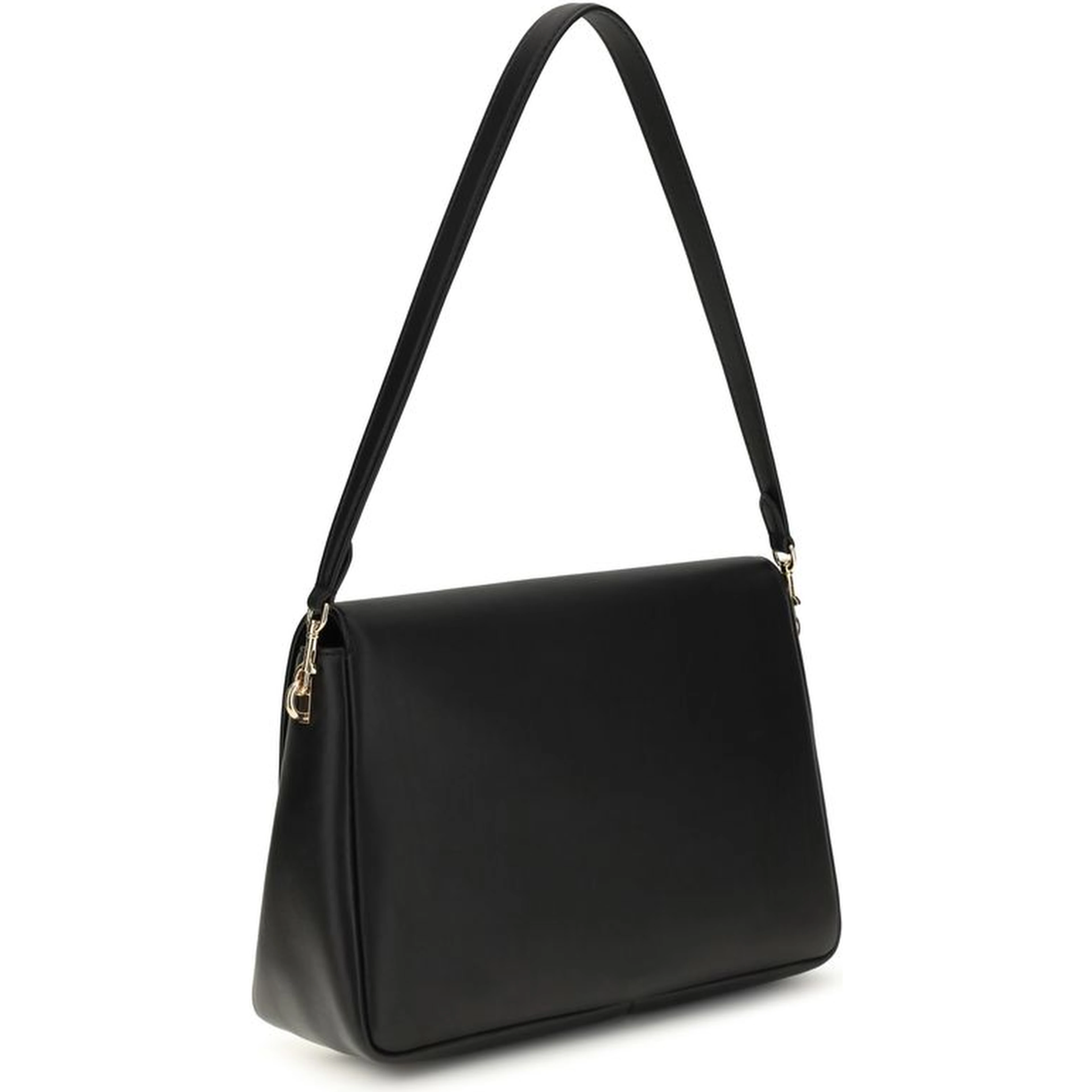 Black Calf Leather Bos Taurus Shoulder Bag