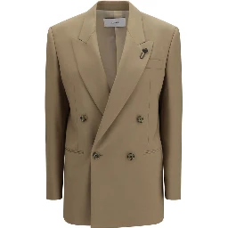 Beige Wool Oves Aries Blazer