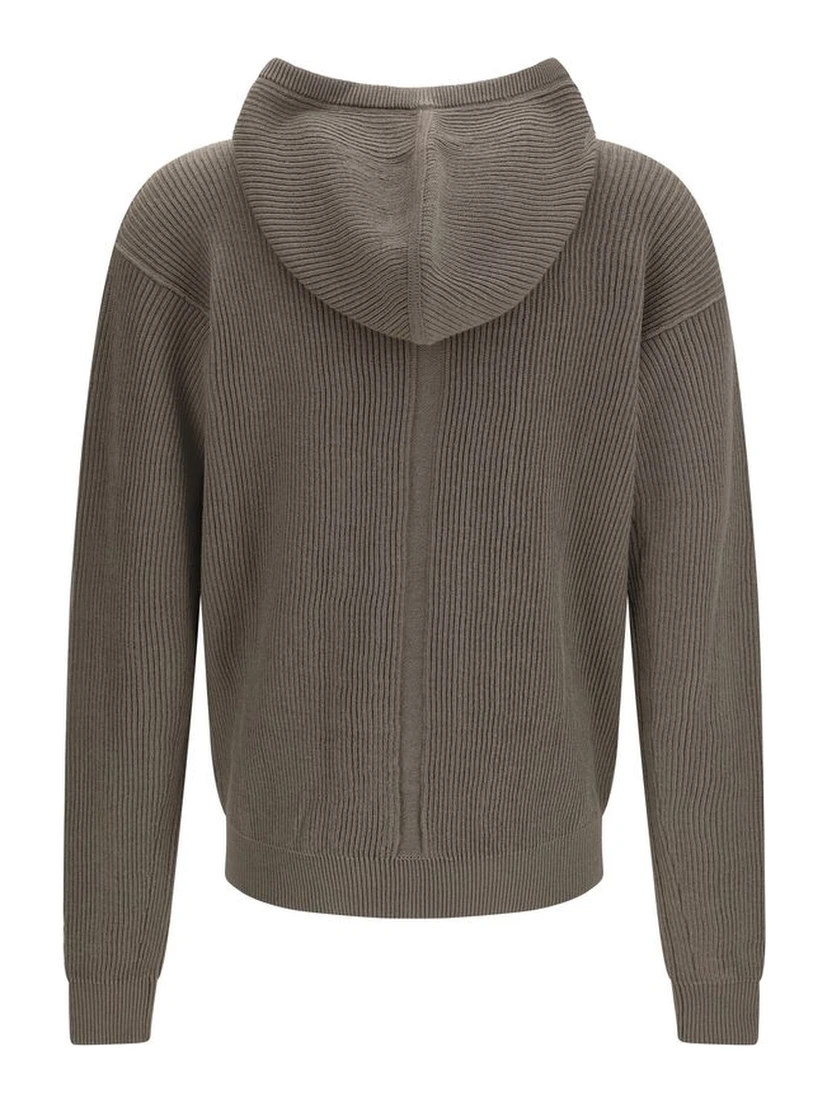 Gray Wool Oves Aries Hoodie