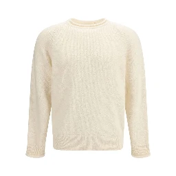 Beige Cotton Sweatshirt