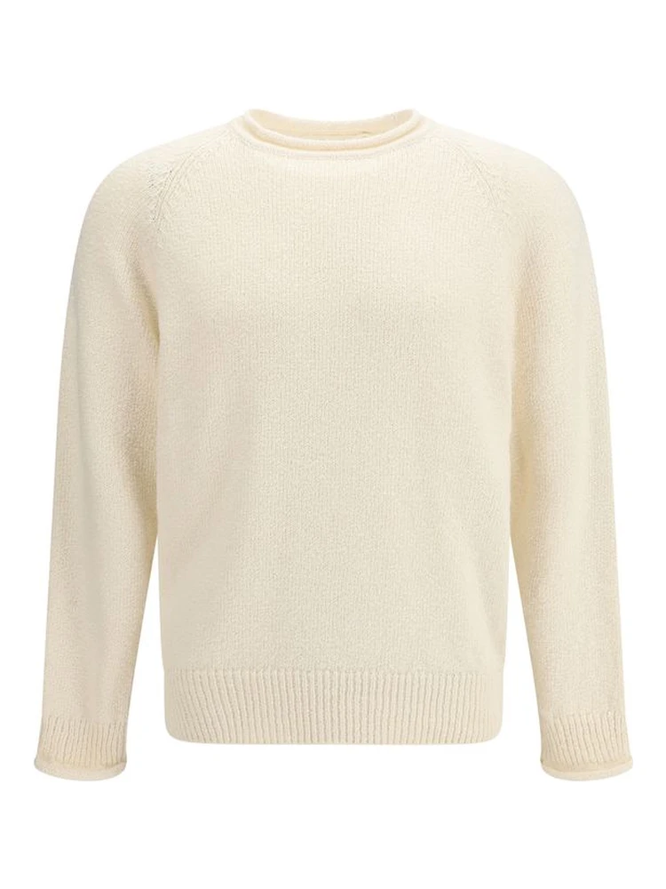 Beige Cotton Sweatshirt