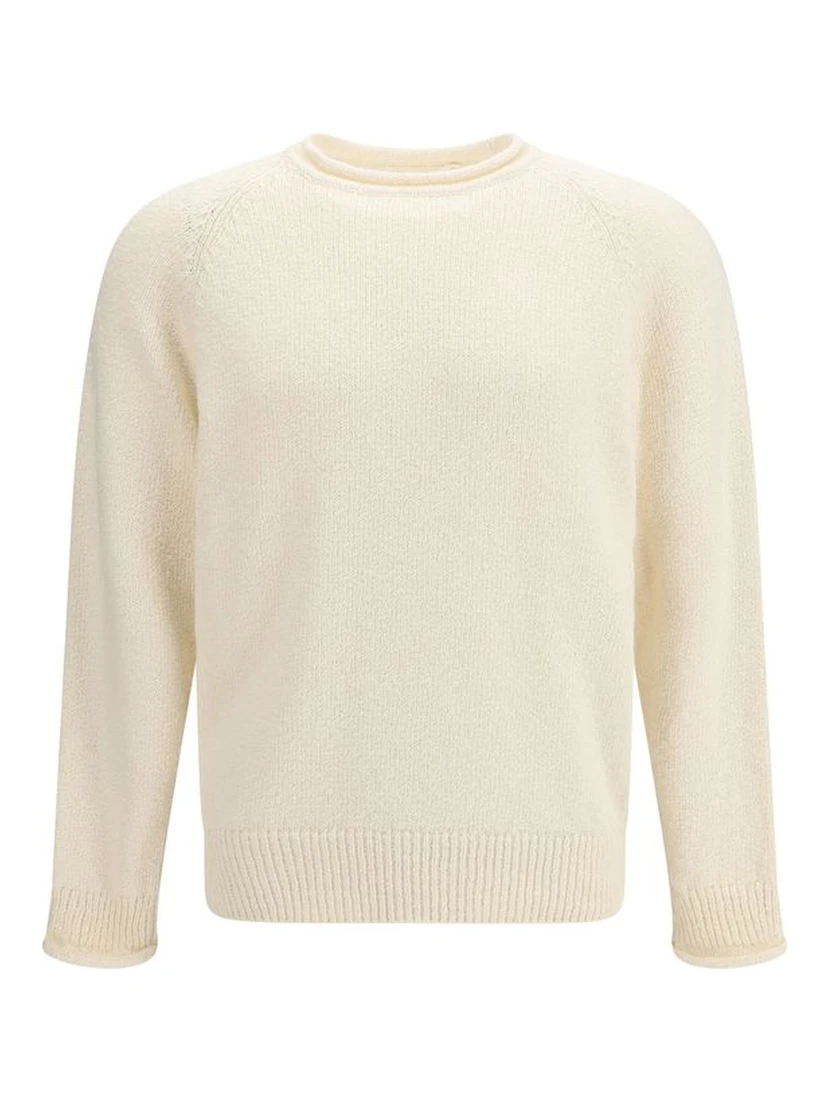 Beige Cotton Sweatshirt