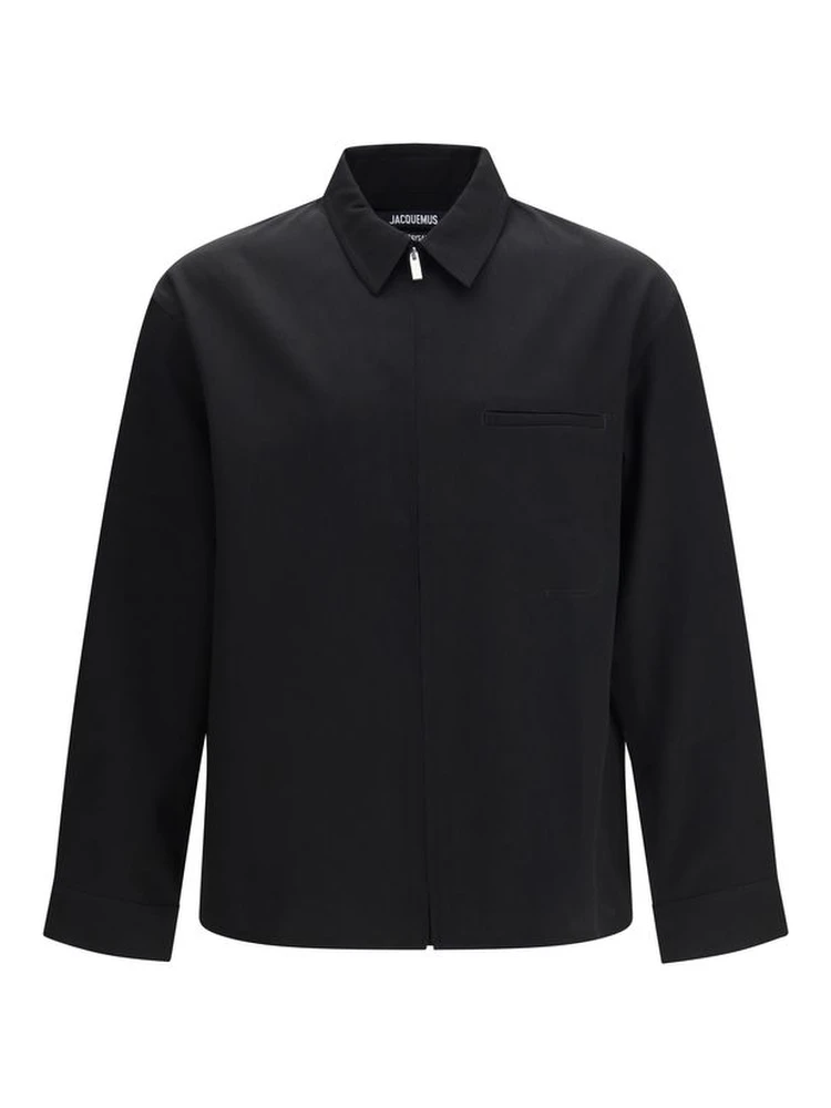 Black Wool Oves Aries Shirt