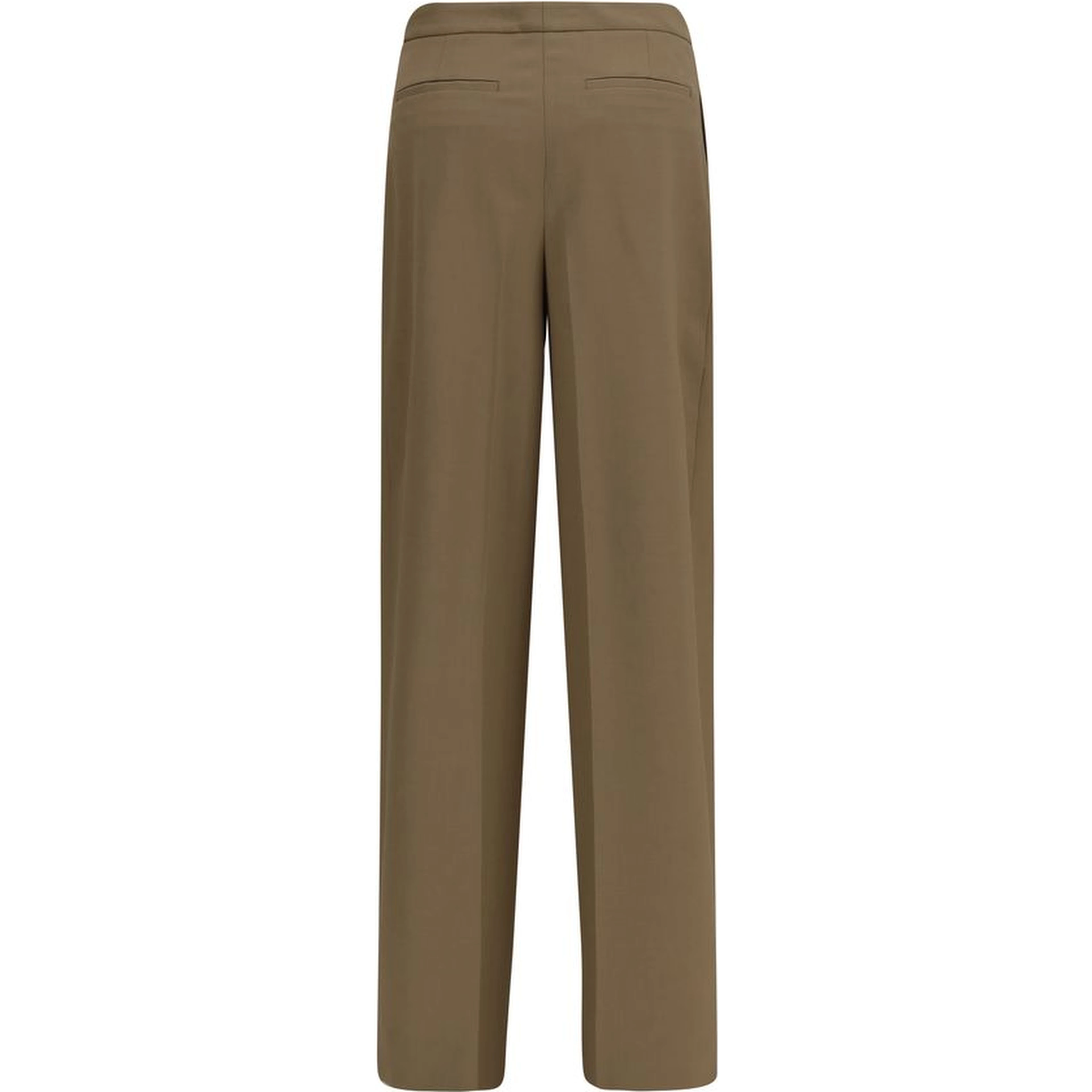 Brown Wool Oves Aries Casual Pants
