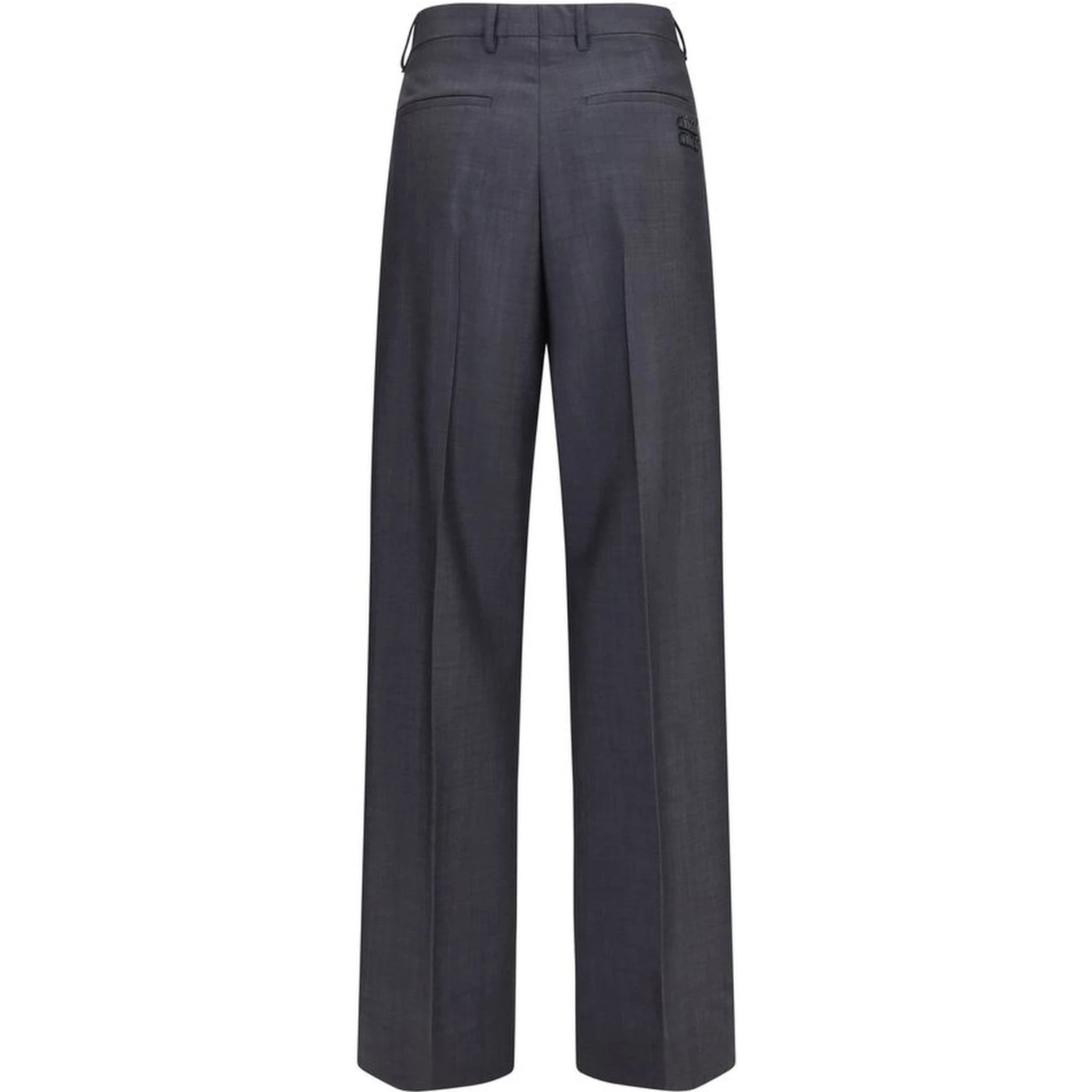 Gray Wool Oves Aries Dress Pants