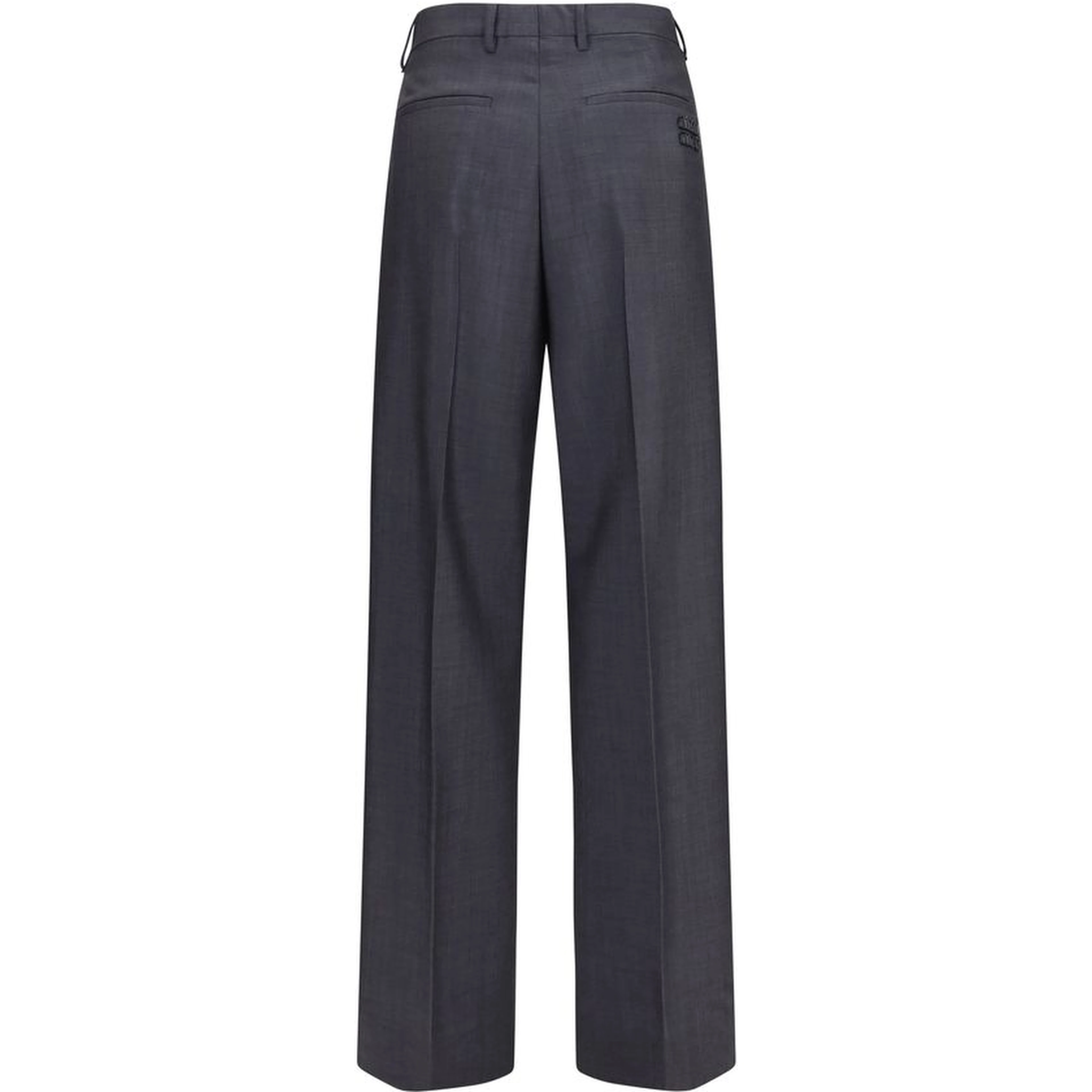 Gray Wool Oves Aries Dress Pants