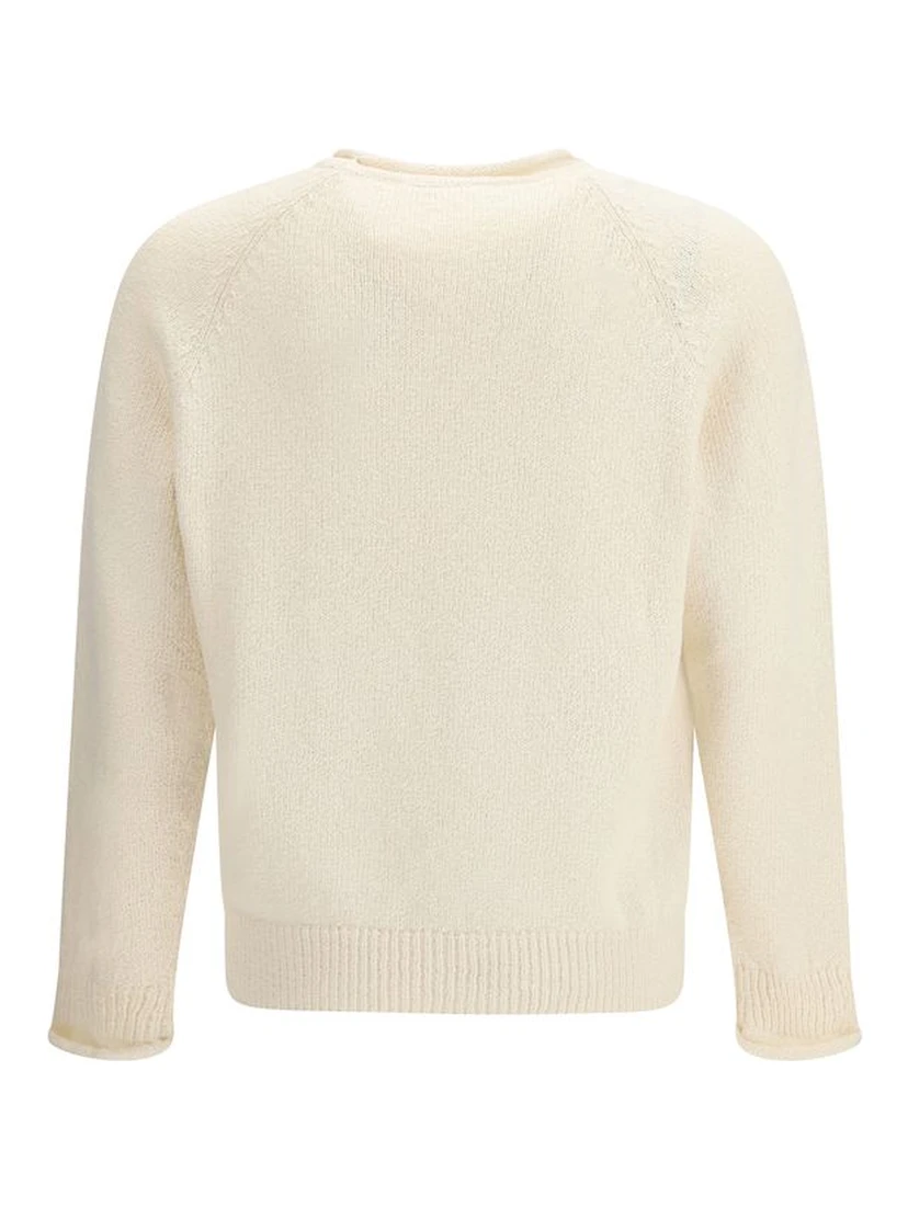 Beige Cotton Sweatshirt