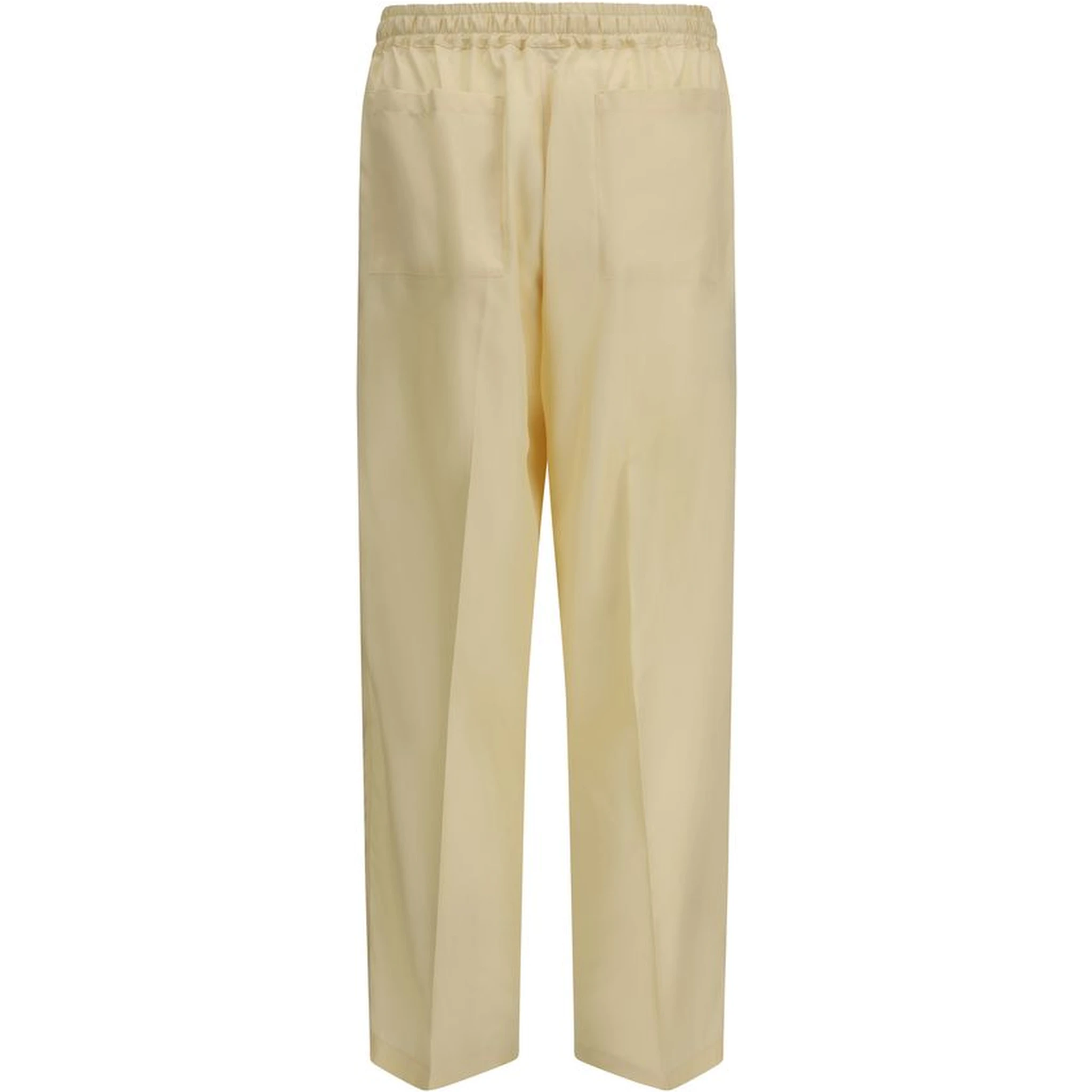 Bicolor Silk Pants