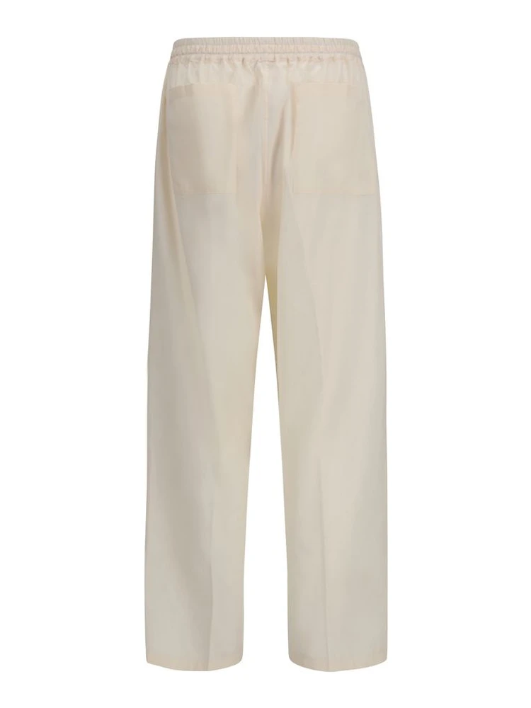 Beige Cotton Casual Pants alternative