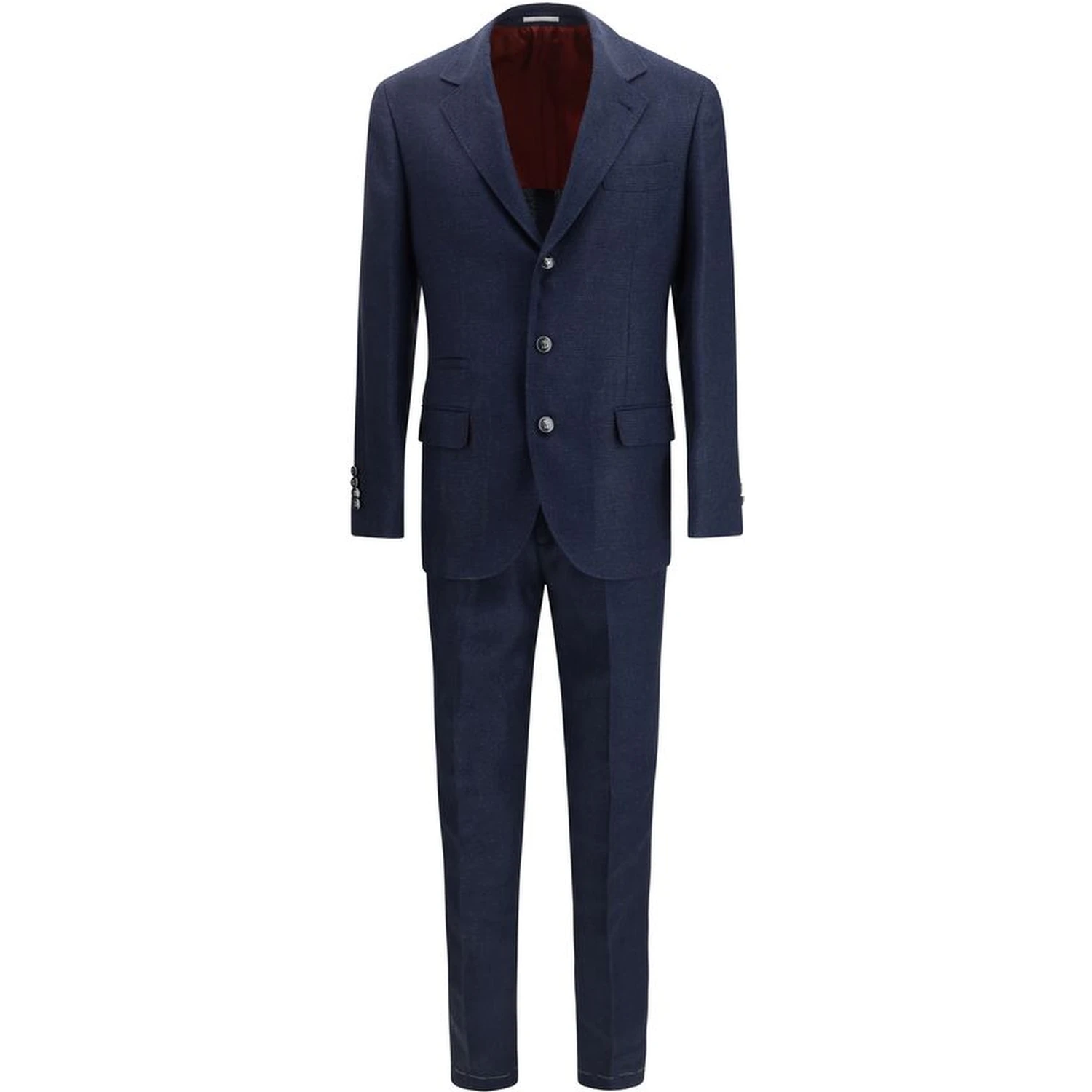Blue Wool Oves Aries Two-Piece Suit
