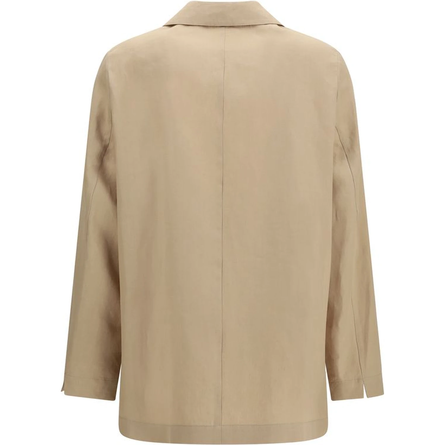 Beige Wool Oves Aries Full-Length Jacket
