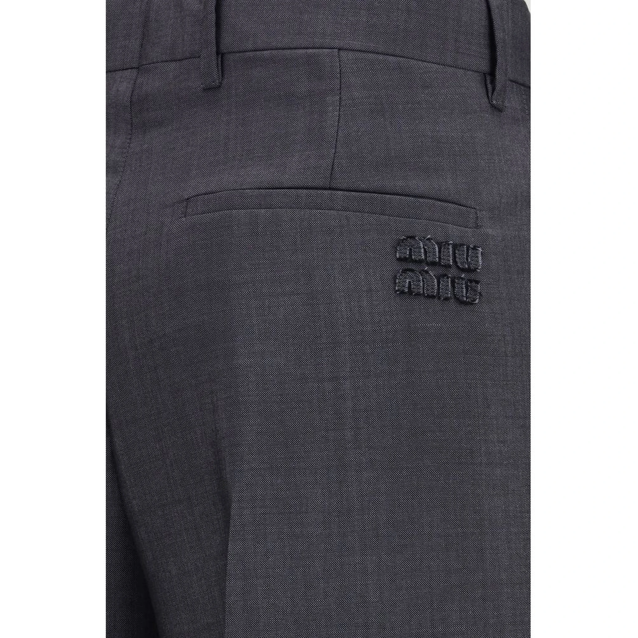 Gray Wool Oves Aries Dress Pants