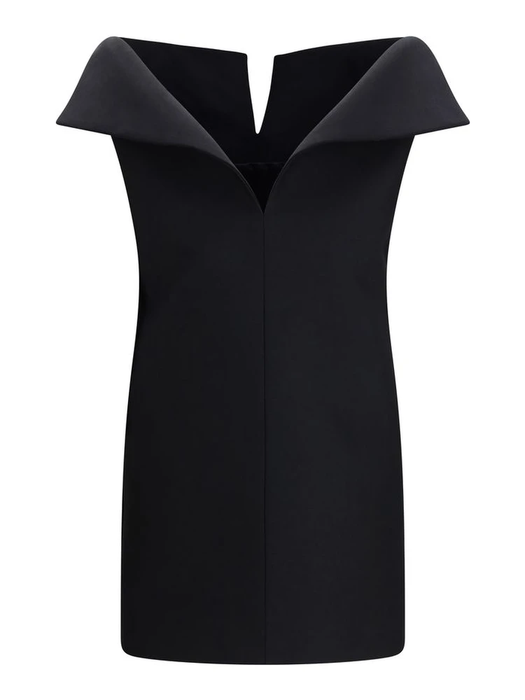 Black Wool Oves Aries Cocktail Dress alternative