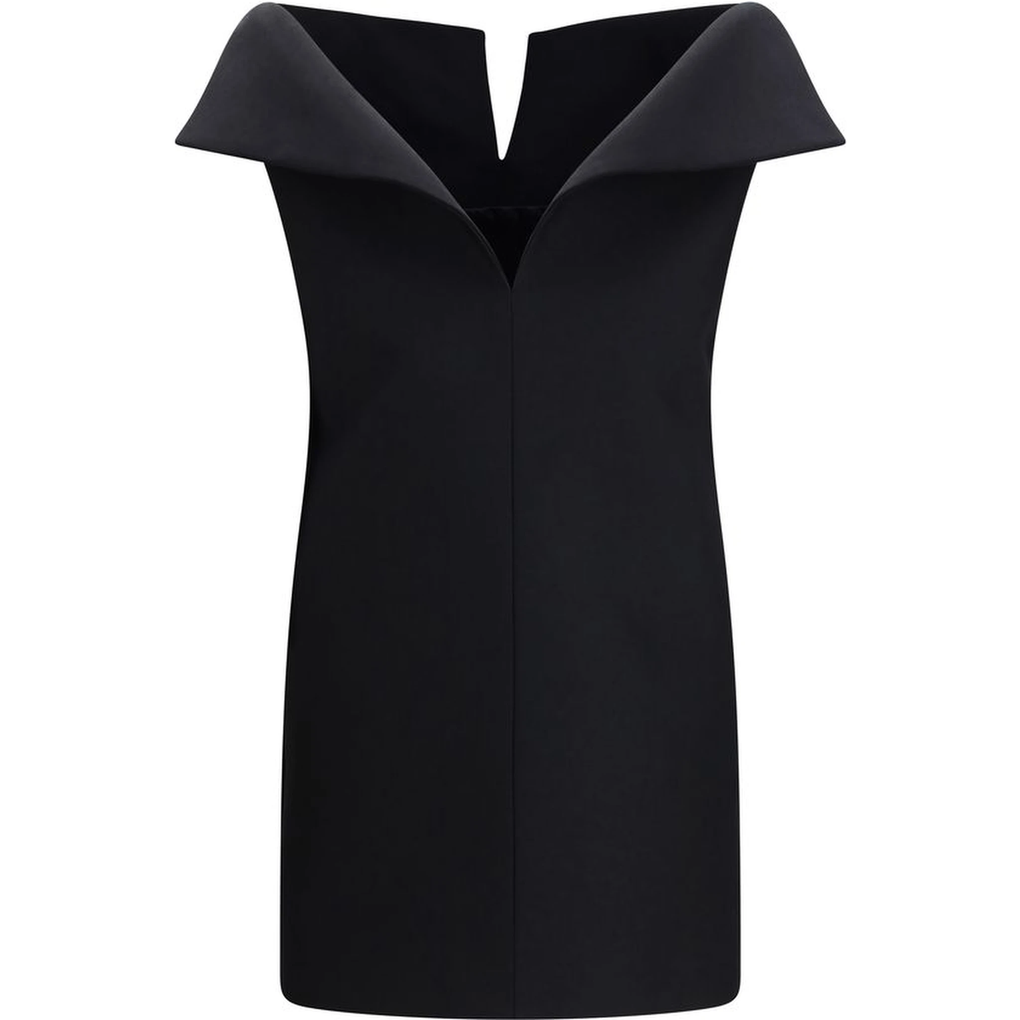 Black Wool Oves Aries Cocktail Dress