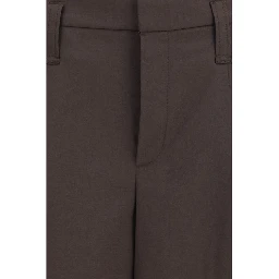 Brown Wool Oves Aries Bermuda Shorts