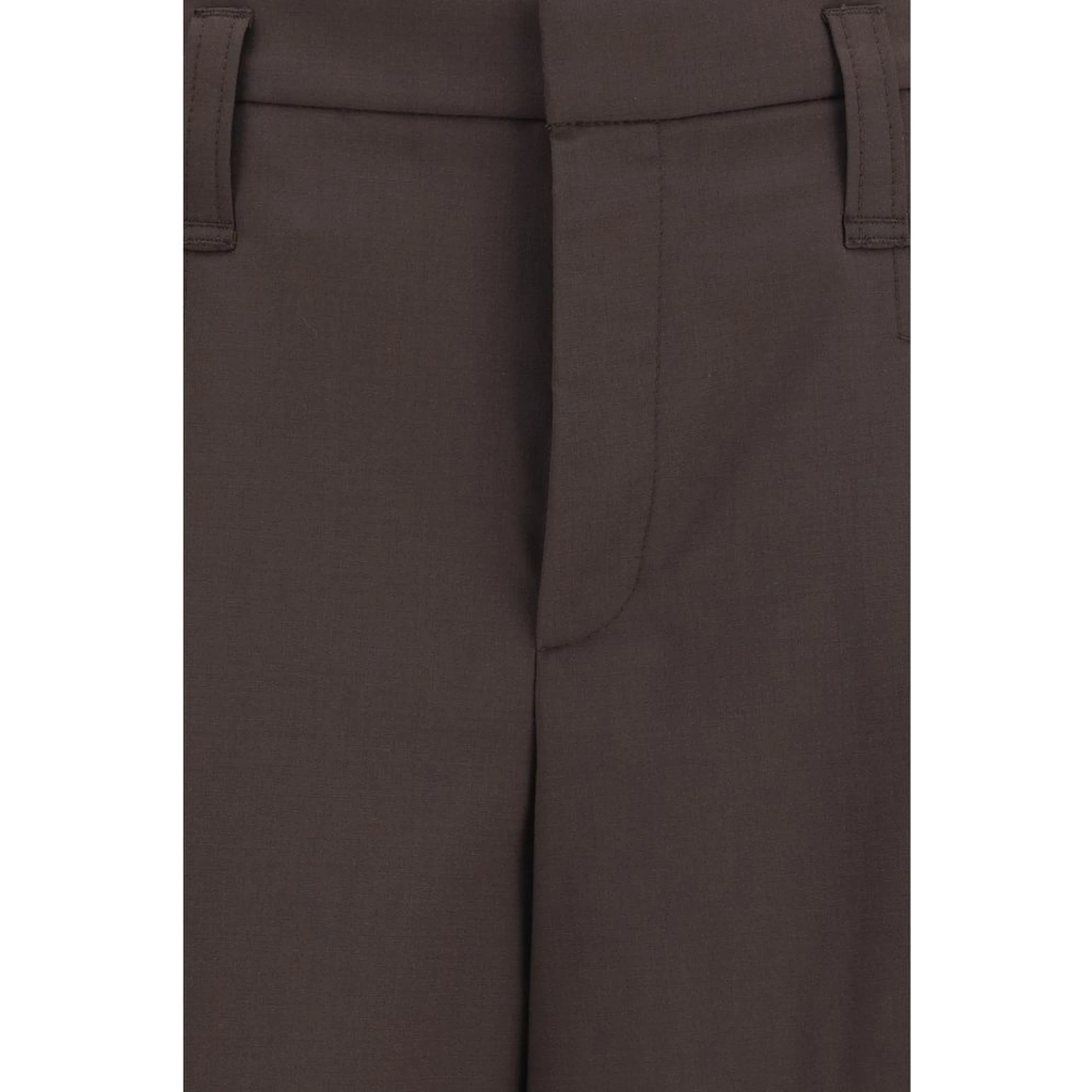 Brown Wool Oves Aries Bermuda Shorts