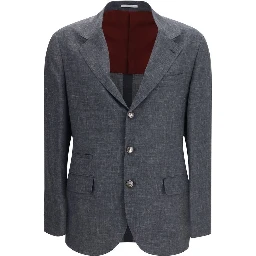 Gray Wool Oves Aries Blazer