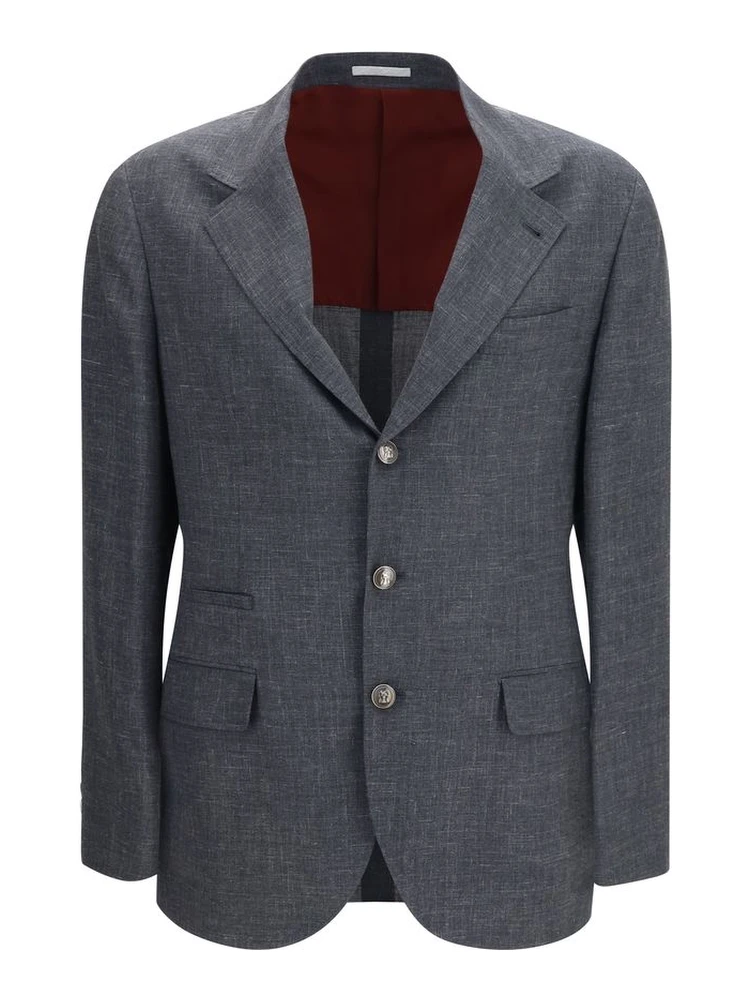 Gray Wool Oves Aries Blazer
