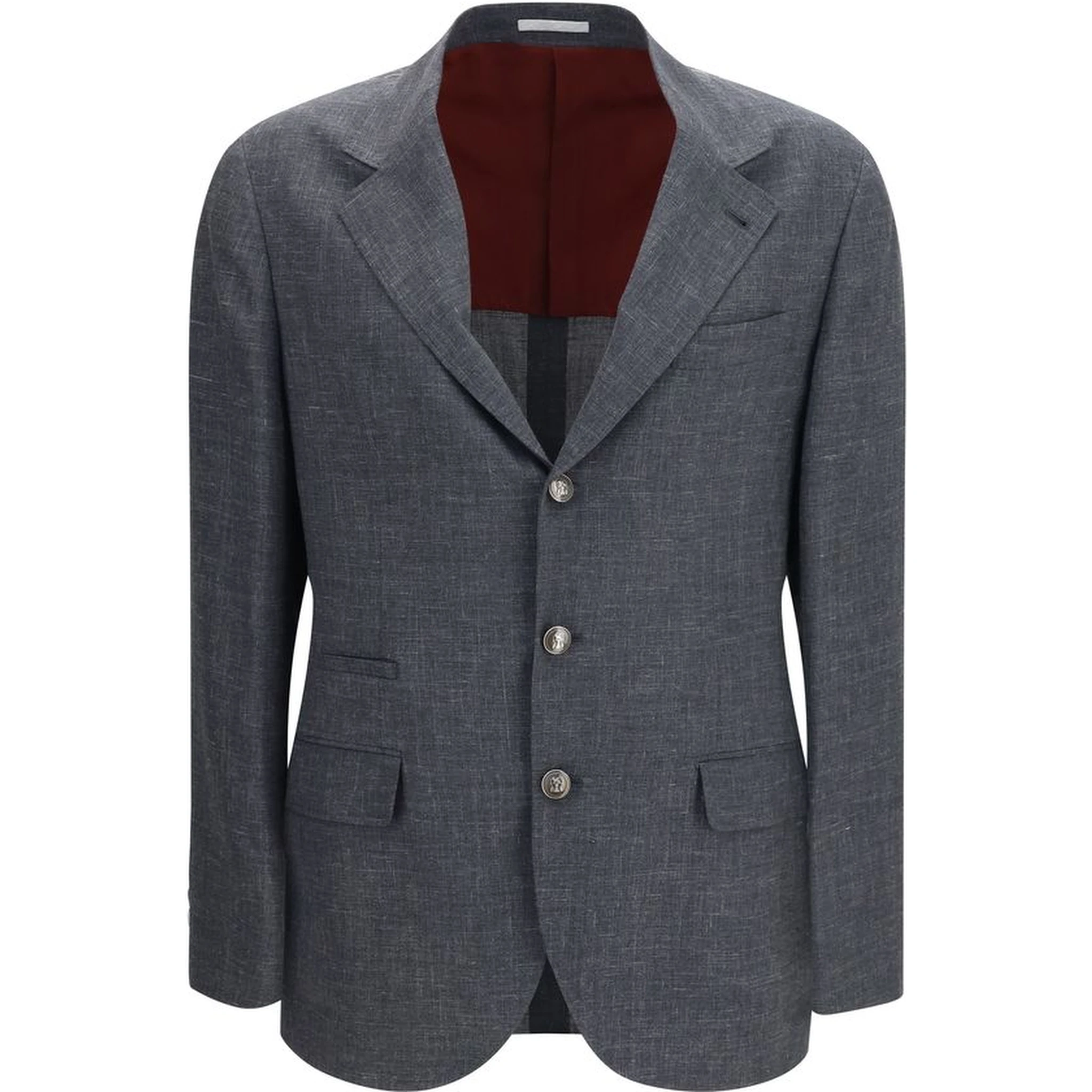 Gray Wool Oves Aries Blazer