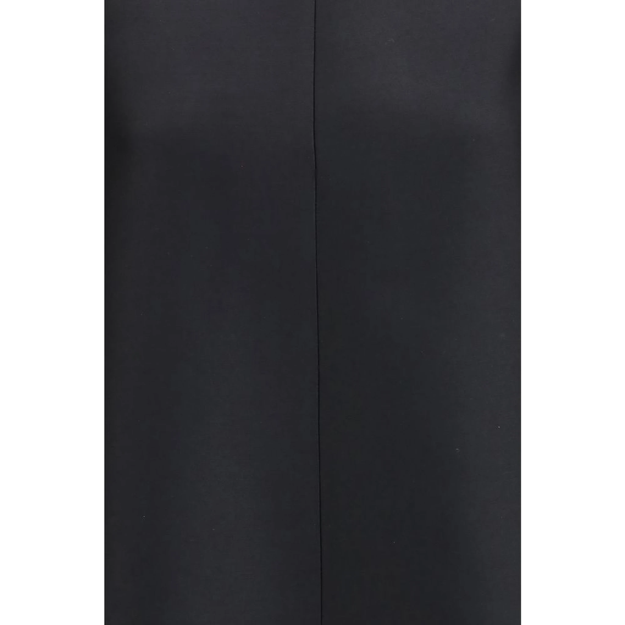 Black Wool Oves Aries Casual Dress