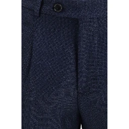 Blue Wool Oves Aries Two-Piece Suit