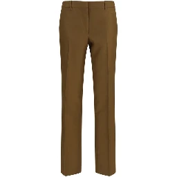 Brown Wool Oves Aries Dress Pants
