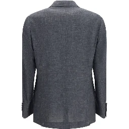 Gray Wool Oves Aries Blazer