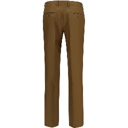 Brown Wool Oves Aries Dress Pants