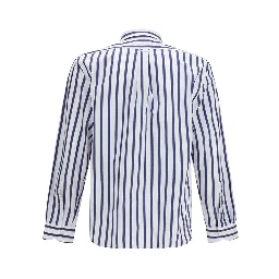 Blue Cotton Dress Shirt