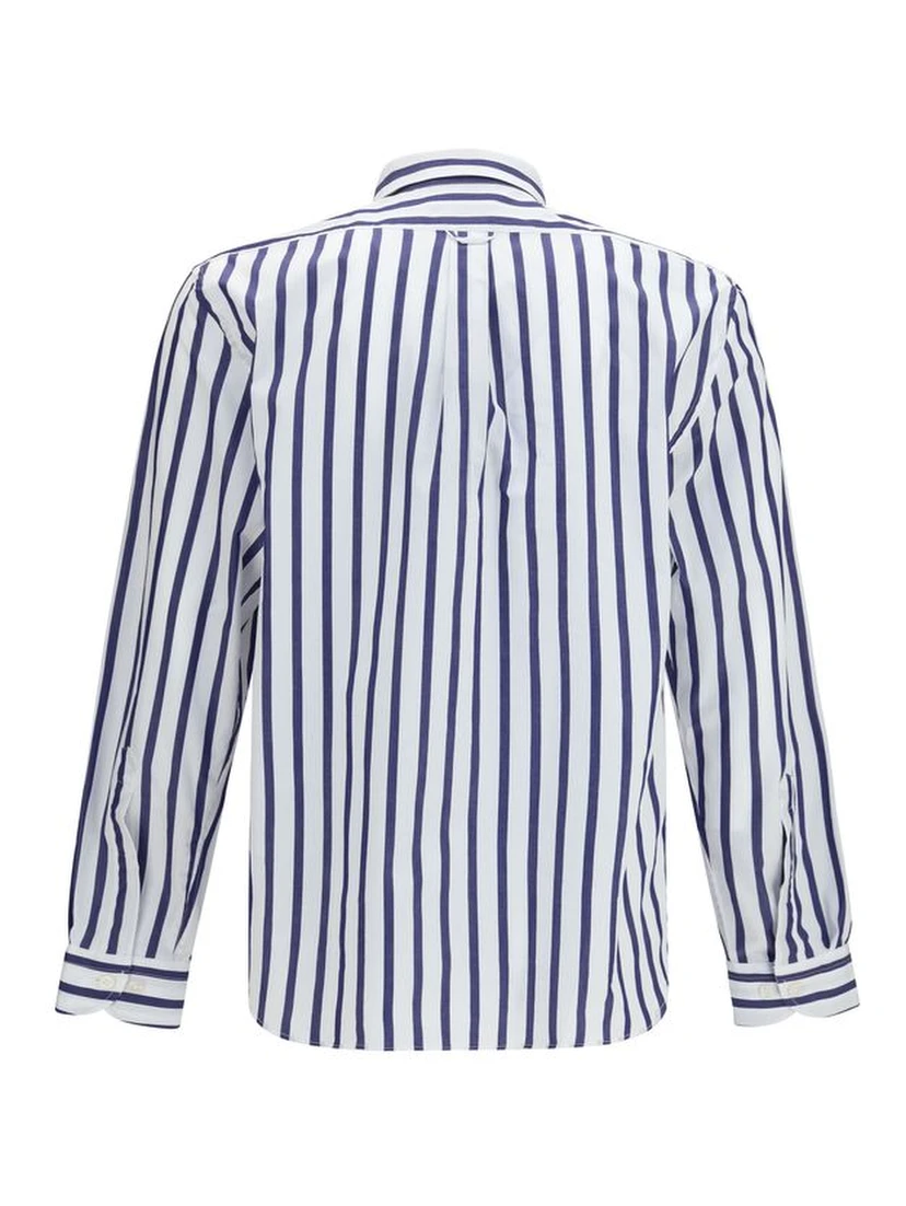 Blue Cotton Dress Shirt