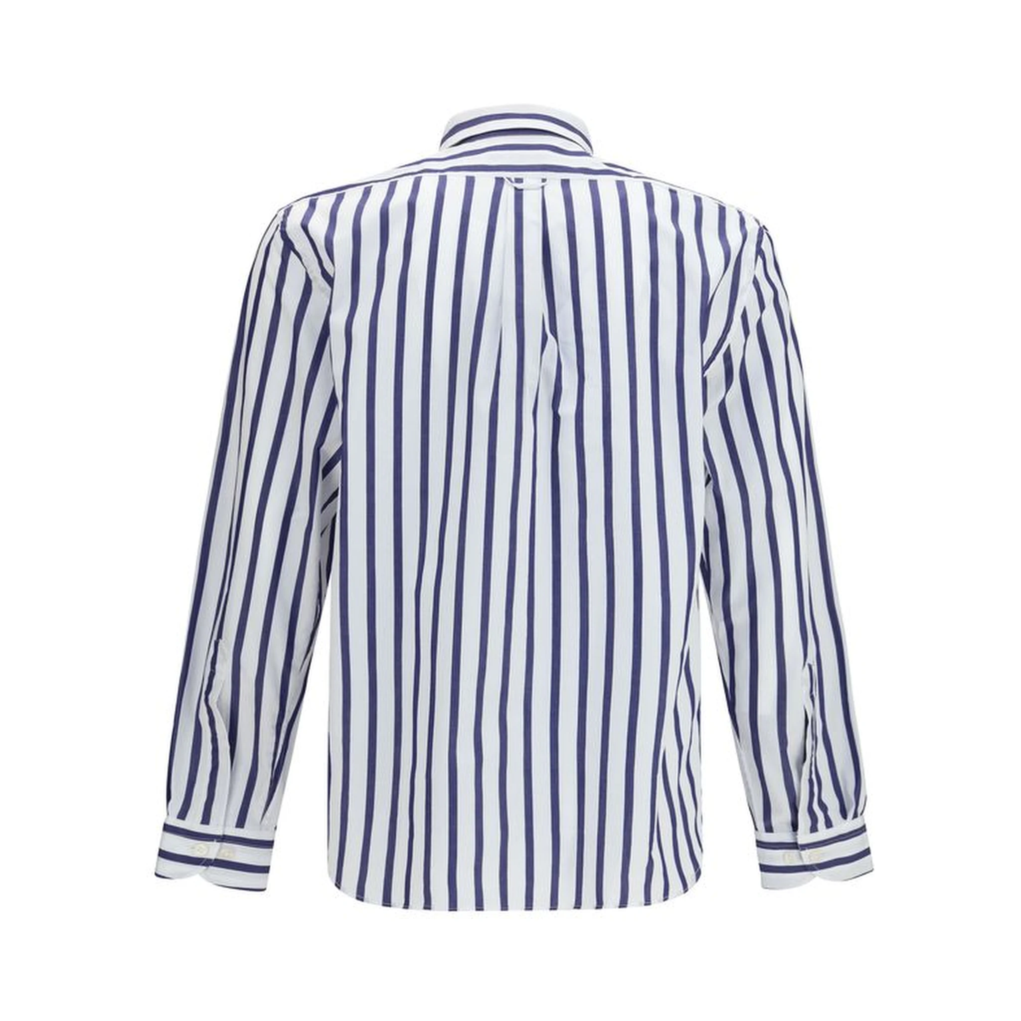 Blue Cotton Dress Shirt