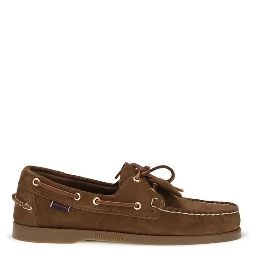 Brown Calf Leather Bos Taurus Slip-On Loafers