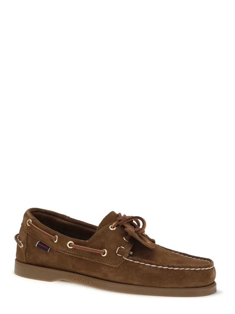 Brown Calf Leather Bos Taurus Slip-On Loafers alternative