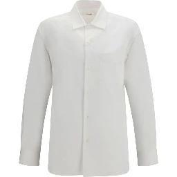 White Cotton Dress Shirt