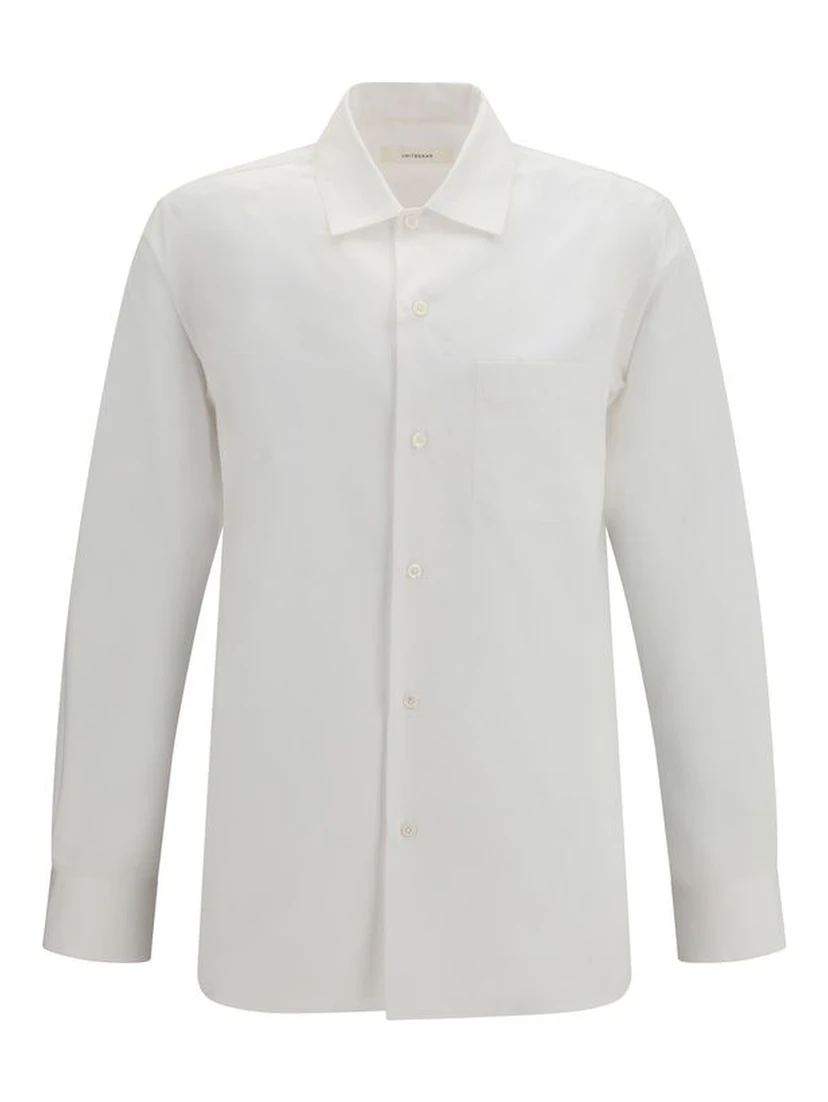 White Cotton Dress Shirt