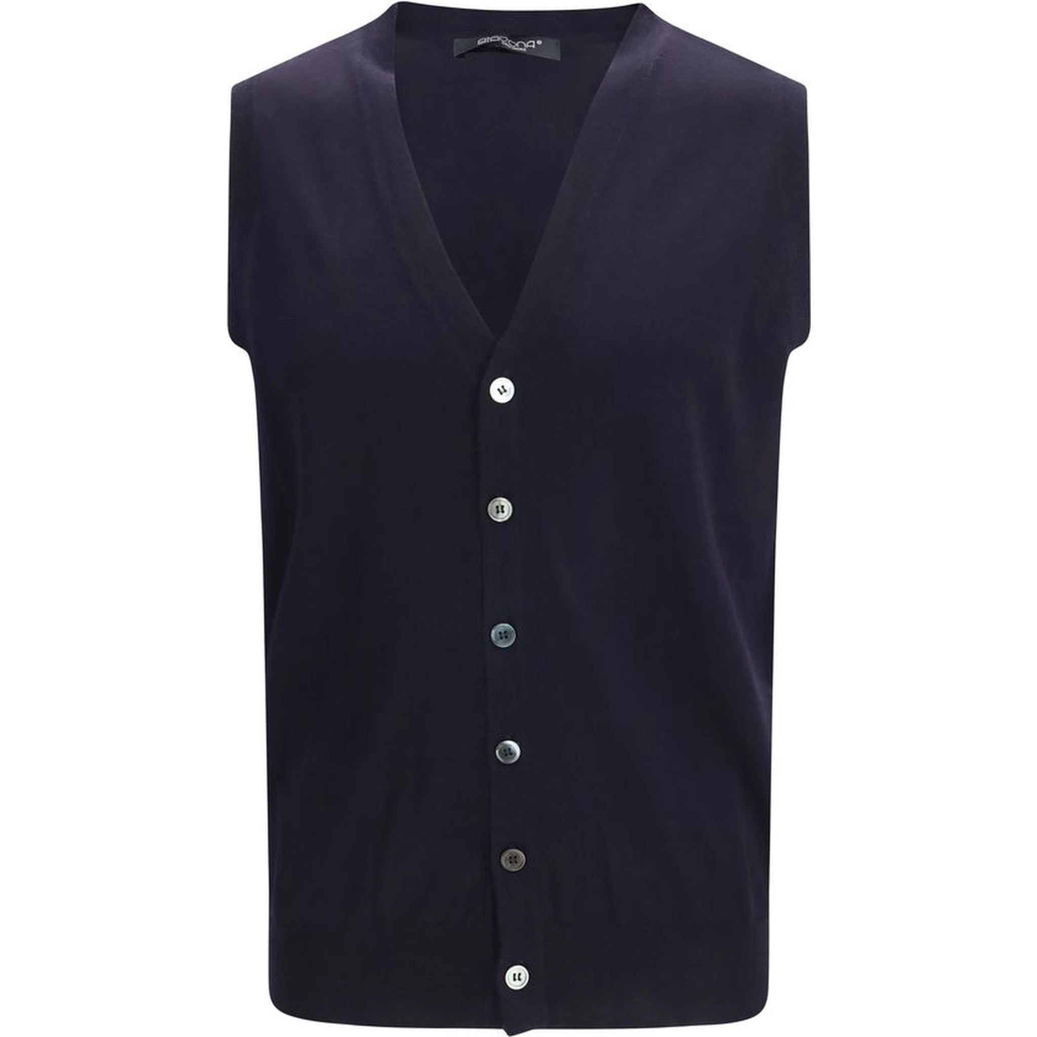 Blue Wool Oves Aries Sleeveles Sweater