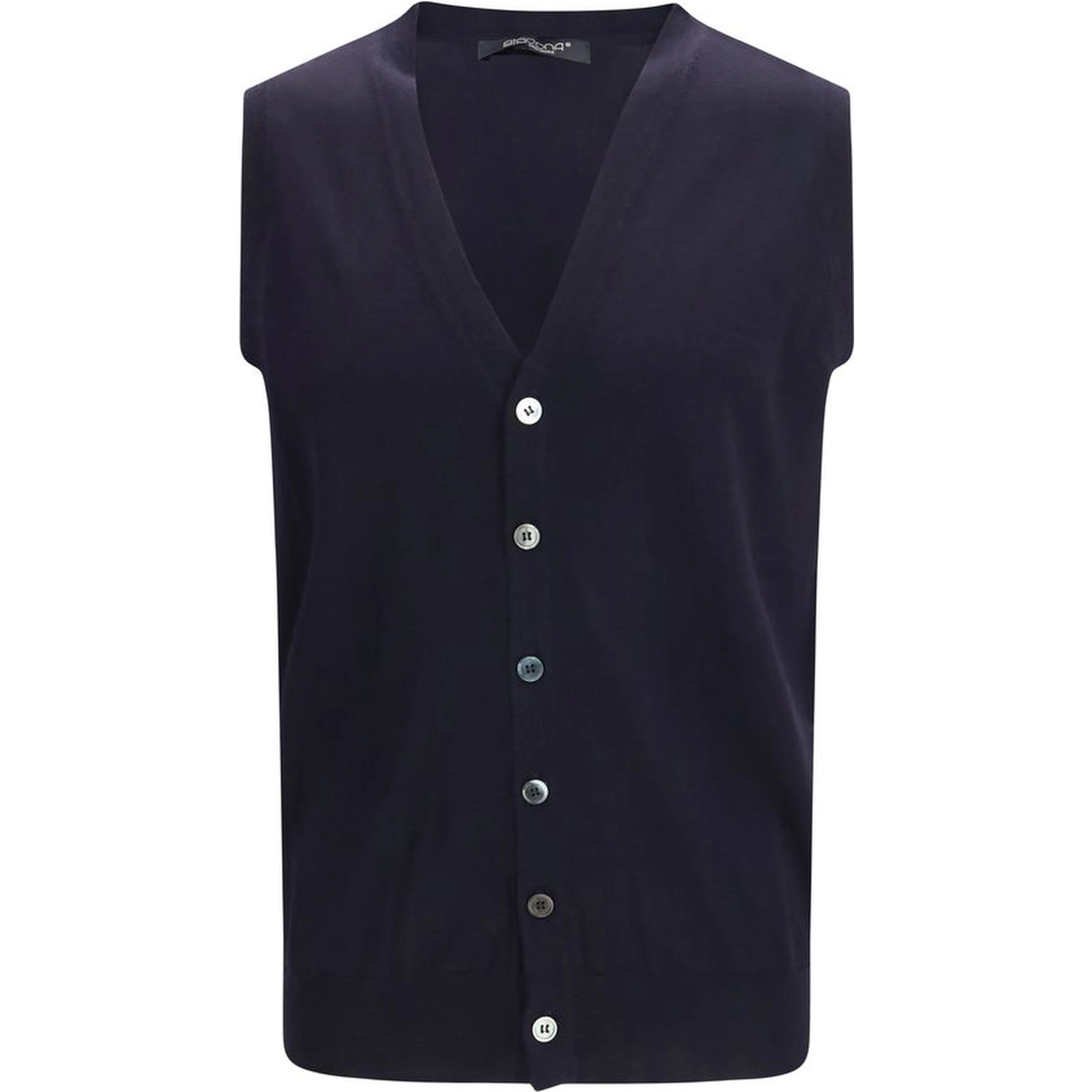 Blue Wool Oves Aries Sleeveles Sweater
