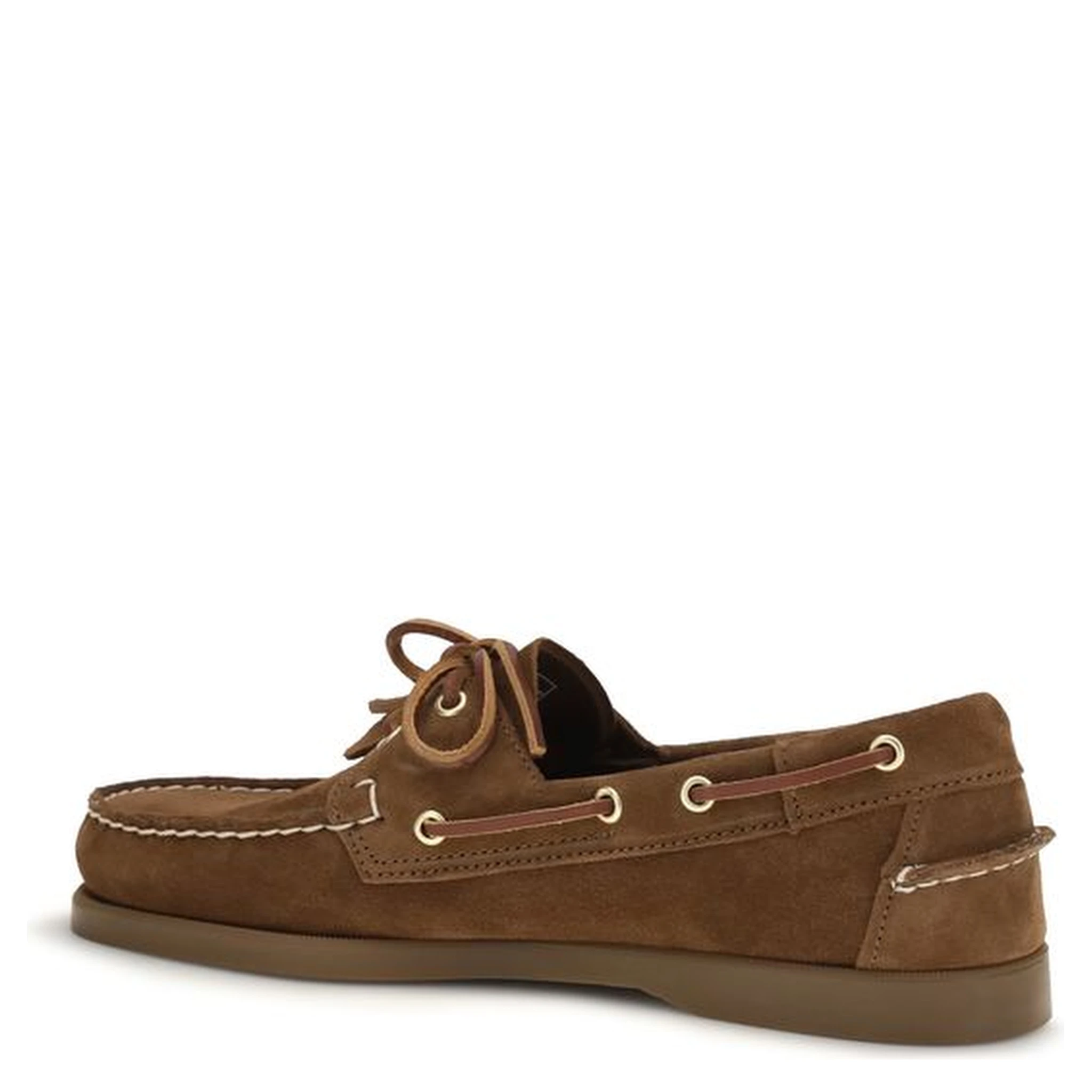 Brown Calf Leather Bos Taurus Slip-On Loafers