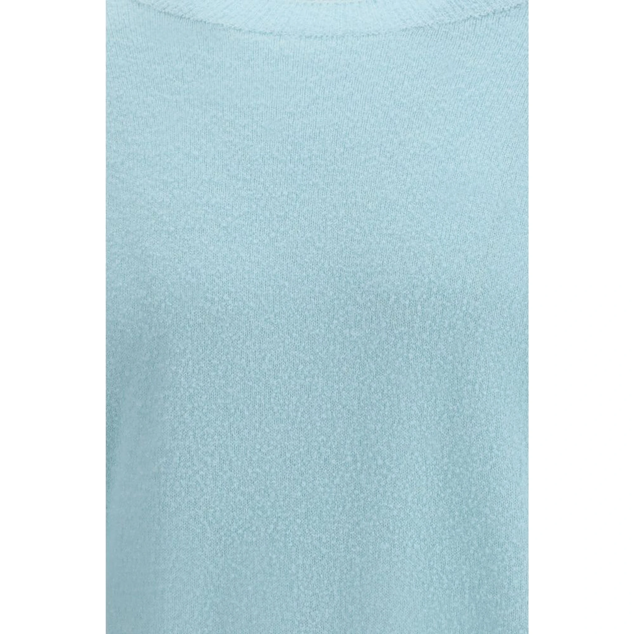 Blue Silk Sweatshirt