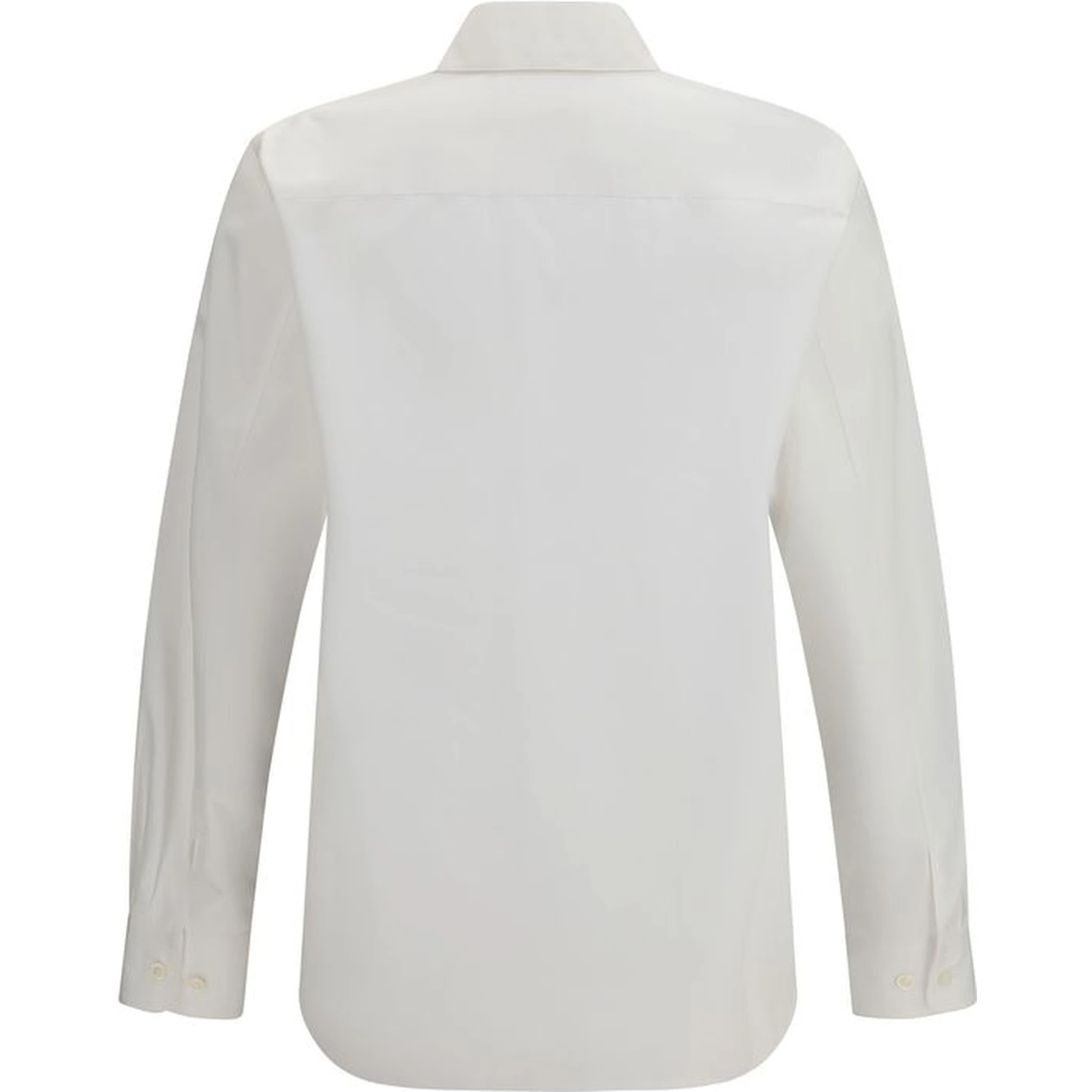 White Cotton Dress Shirt