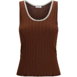 Bordeaux Wool Oves Aries Sleeveles T-Shirt