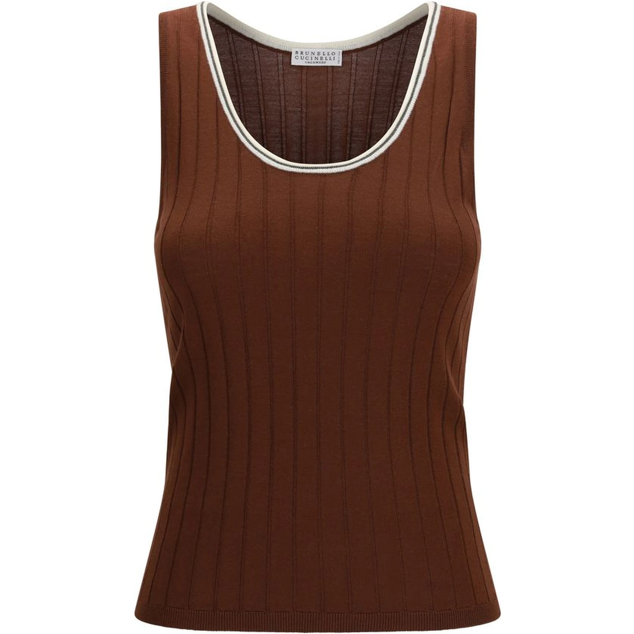 Bordeaux Wool Oves Aries Sleeveles T-Shirt