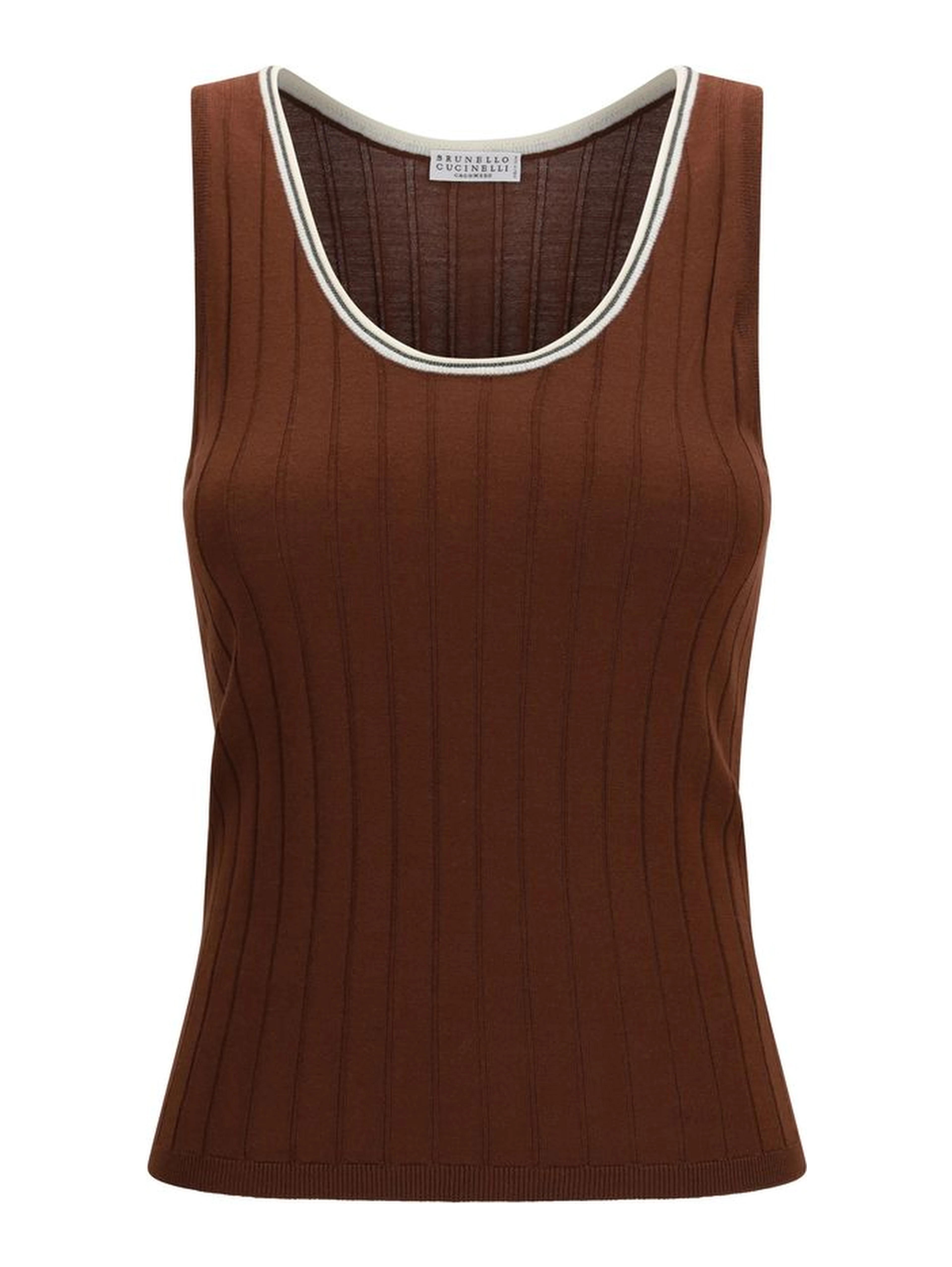 Bordeaux Wool Oves Aries Sleeveles T-Shirt