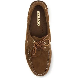 Brown Calf Leather Bos Taurus Slip-On Loafers