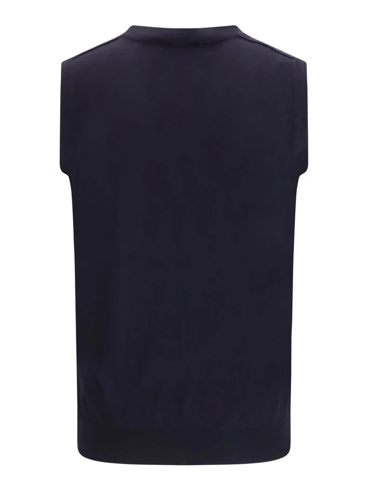 Blue Wool Oves Aries Sleeveles Sweater alternative